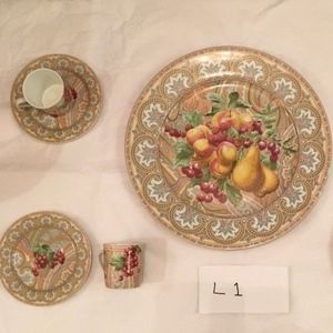 Patrick Frey Dining - Patrick Frey Chamarande Limoges China Set Patrick Frey Dining - Patrick Frey Chamarande Limoges China Set